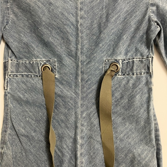 DIESEL tie back denim dress - Picture 5 of 5